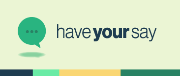 have your say logo cream