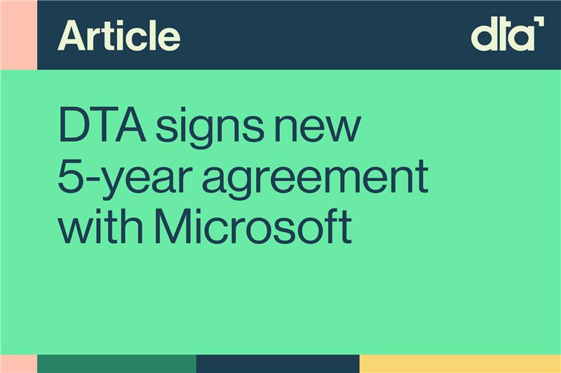DTA signs new 5-year agreement with Microsoft 