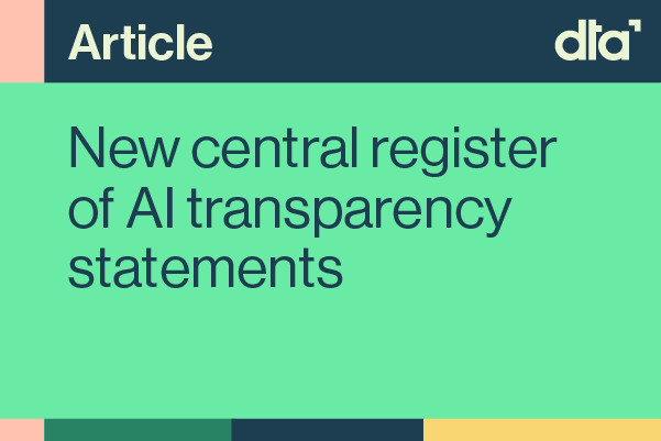 New central register of AI transparency statements