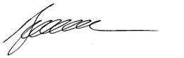 Signature of Randall Brugeaud