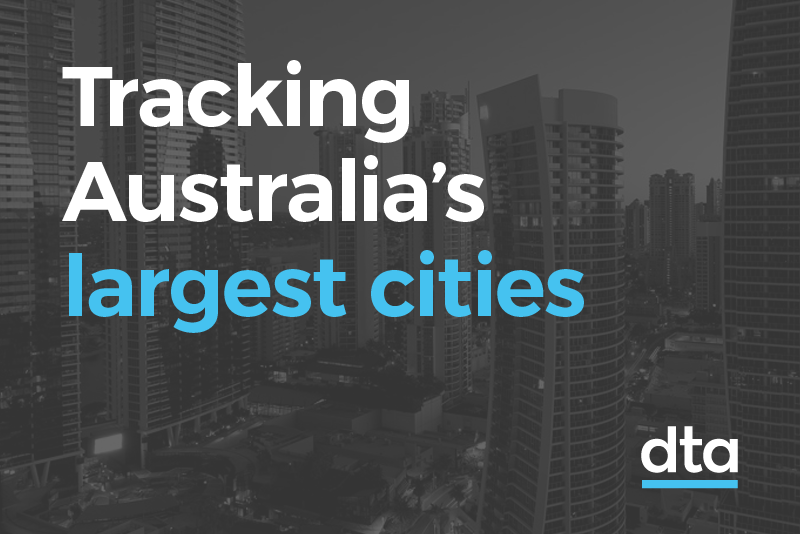 Tracking Australia's largest cities
